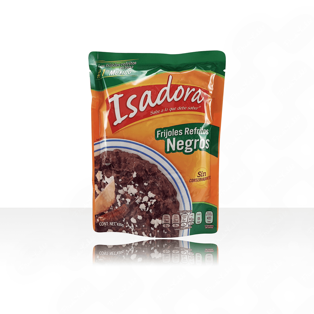 Isadora Frijoles Negros Refritos Pouch 220g